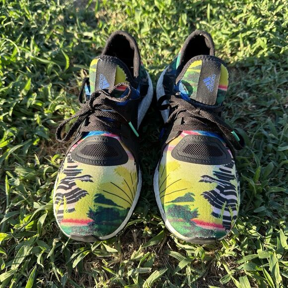 Adidas Pure Boost X Power Shoes Womens Size 7 Multicolor Running - Picture 2 of 8